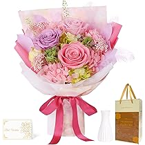 Amazon｜プリザーブドフラワー 花束 母の日 ひまわり3本 黄色 香りあり